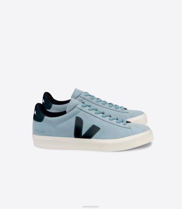 veja campo nubuck steel nautico ελλαδα 6L84224 γυναίκες