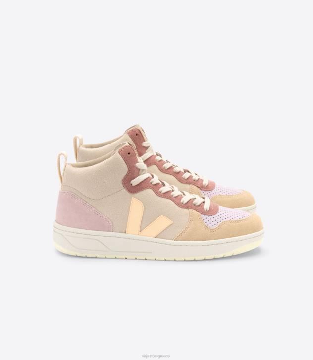 veja v-15 suede multico ροδάκινο ελλαδα 6L84239 γυναίκες