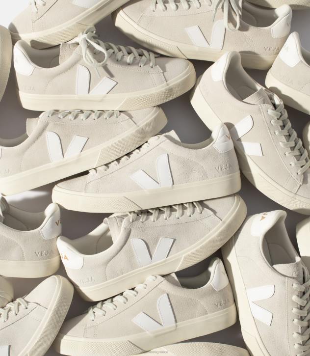 veja κάμπο σουέτ φυσικό λευκό ελλαδα 6L849 άνδρες