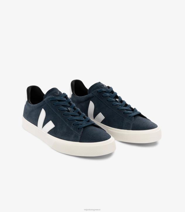 veja campo suede nautico λευκό ελλαδα 6L8411 άνδρες