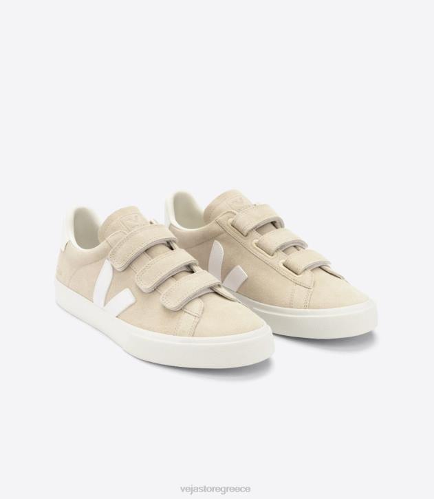 veja Recife δερμάτινο λευκό αμύγδαλο χωρίς χρώμιο ελλαδα 6L84114 άνδρες