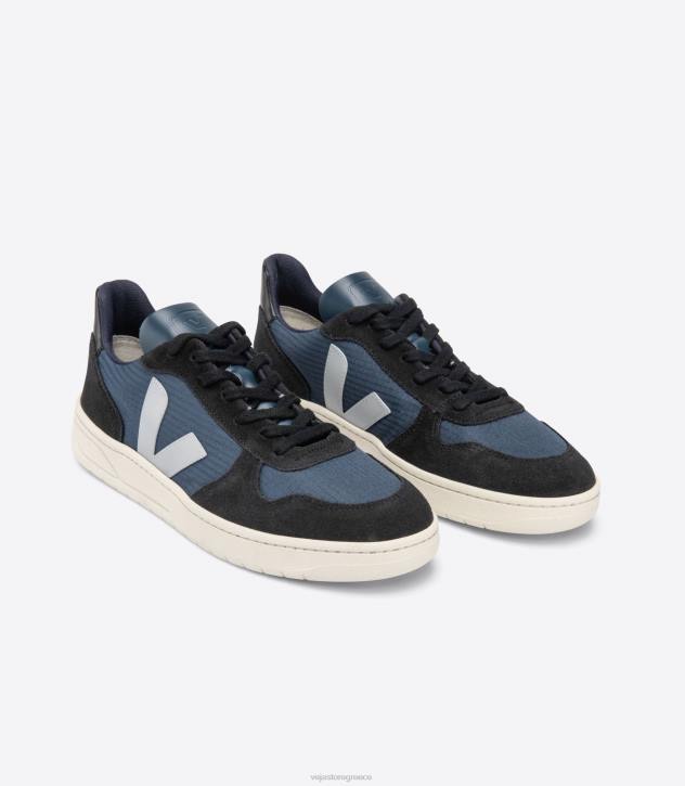 veja v-10 ripstop nautico oxford γκρι μαύρο ελλαδα 6L8462 άνδρες
