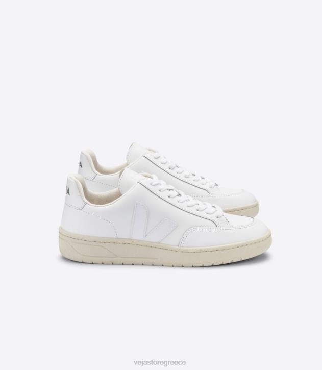 veja v-12 δερμάτινο λευκό ελλαδα 6L8433 άνδρες