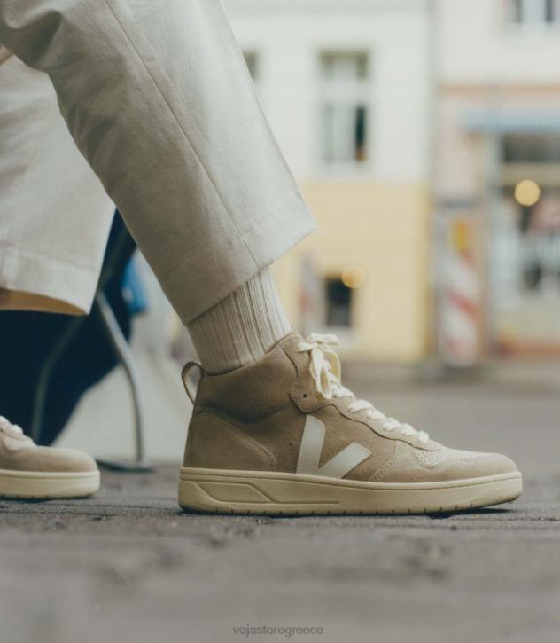 veja v-15 suede dune pierre ελλαδα 6L8483 άνδρες