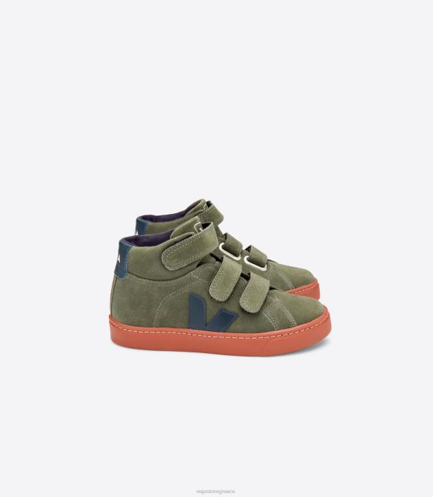 veja σόλα esplar mid suede mud nautico rust ελλαδα 6L84312 παιδιά