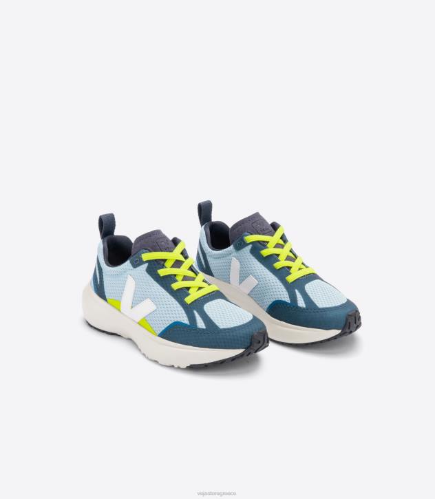 veja καναρίνι ελαστικά κορδόνια alveomesh ατσάλι λευκό ελλαδα 6L84383 παιδιά