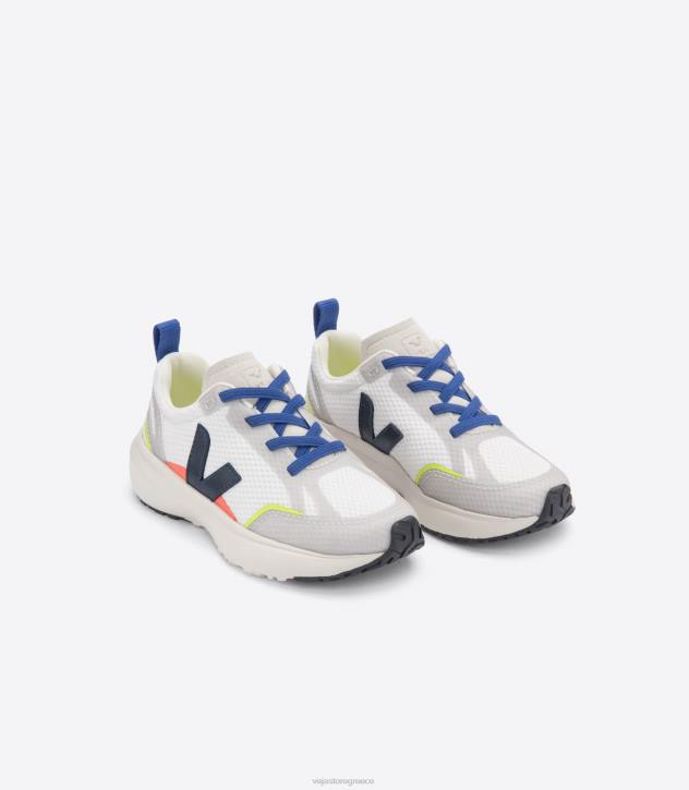 veja καναρίνι ελαστικά κορδόνια alveomesh white nautico ελλαδα 6L84381 παιδιά