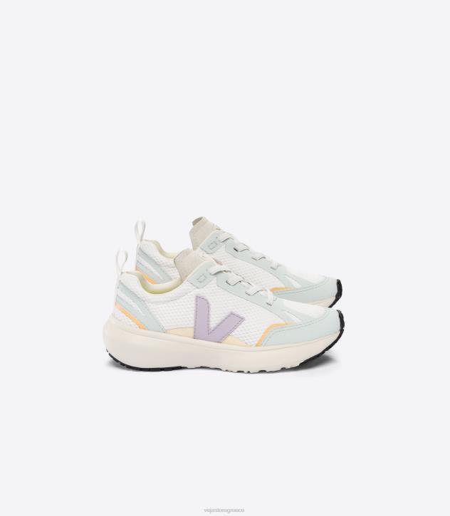veja καναρίνι ελαστικά κορδόνια alveomesh white parme ελλαδα 6L84386 παιδιά